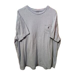 Polo Ralph Lauren Classic Fit Cotton Mens XXL Lt Blue Shirt Short Sleeve B23